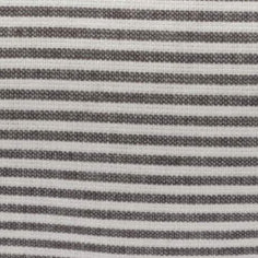 Charcoal Stripe Bolster Dog Bed