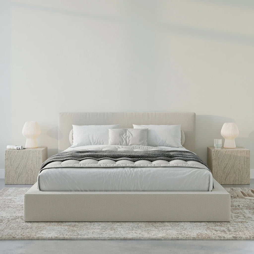 Ultra Bed Set: Bed Frame + Headboard | Dune
