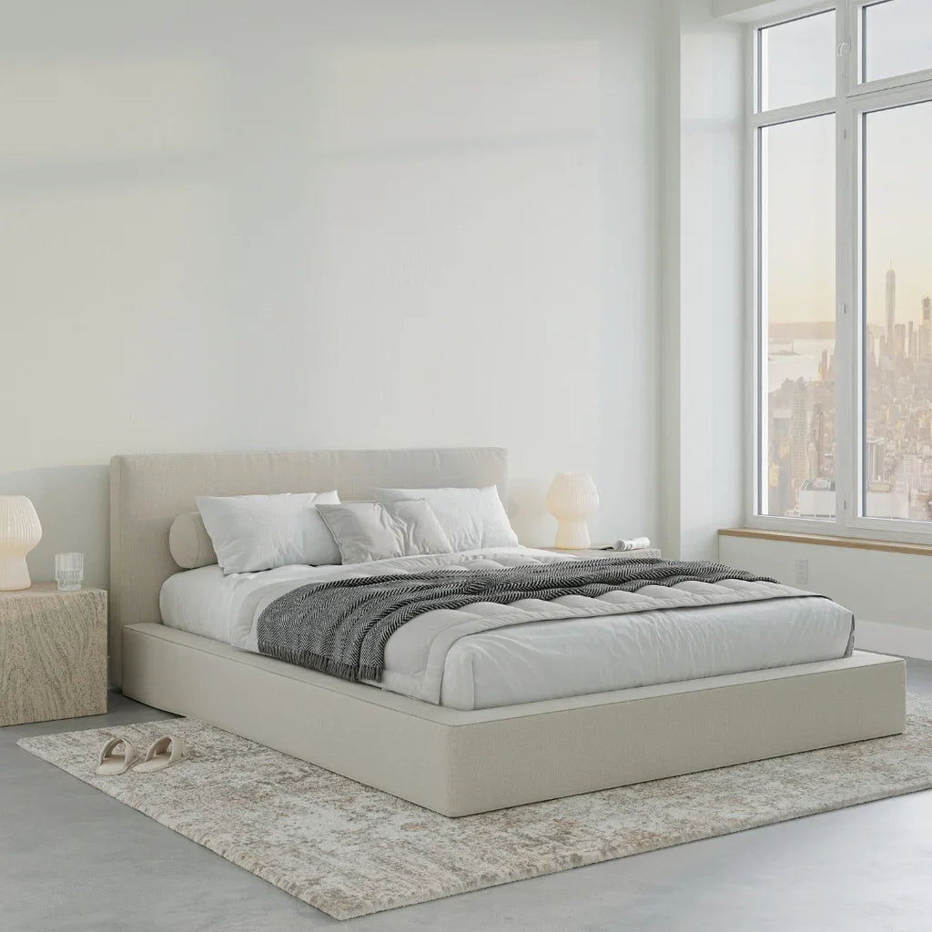 Ultra Bed Set: Bed Frame + Headboard | Dune