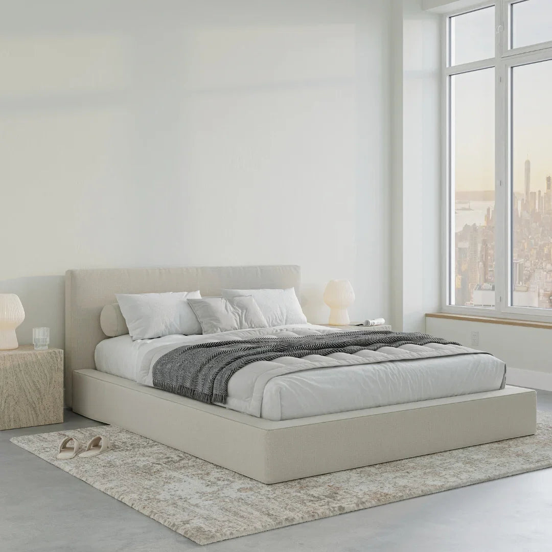 Ultra Bed Set: Bed Frame + Headboard | Dune