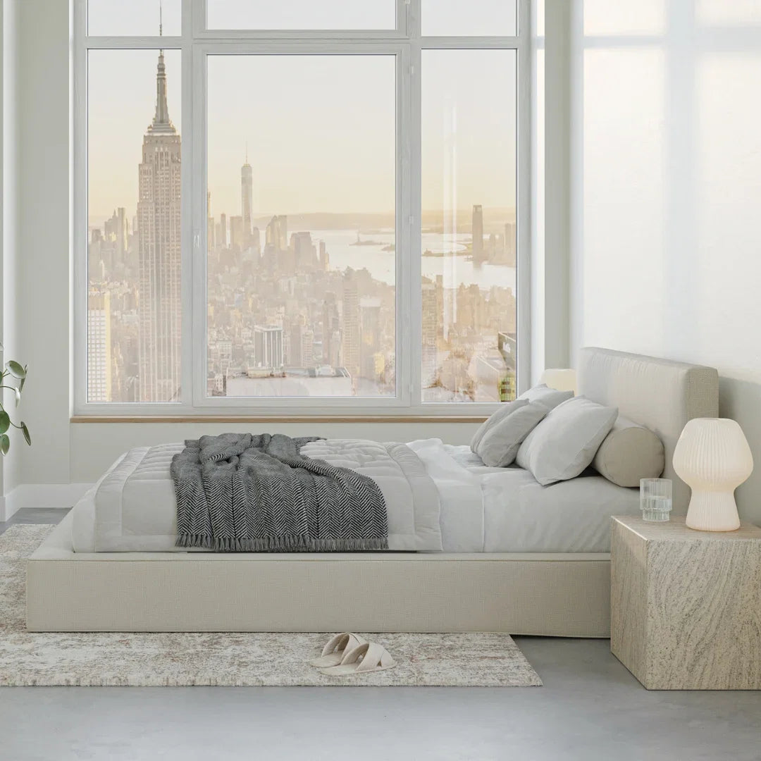 Ultra Bed Set: Bed Frame + Headboard | Dune